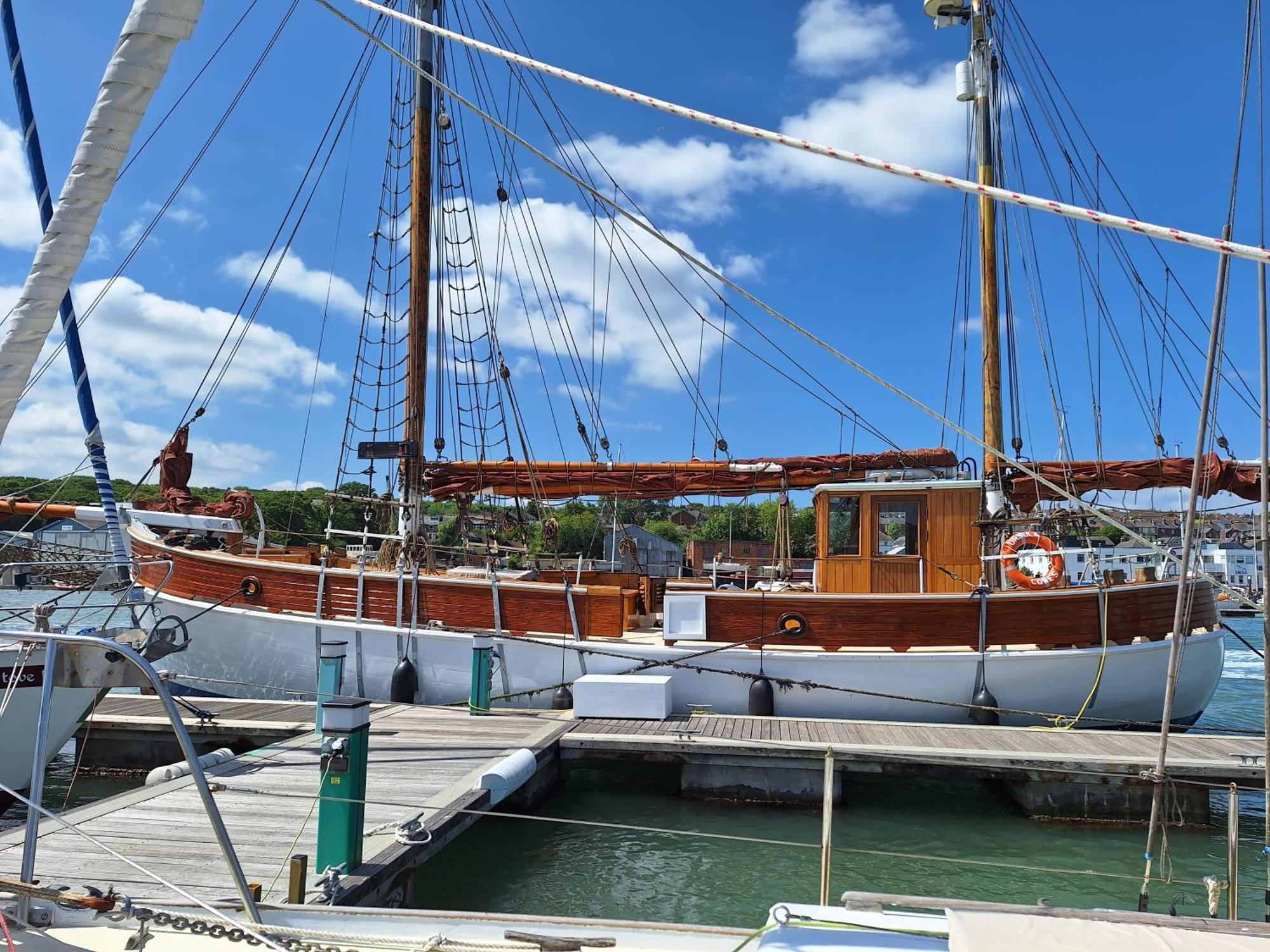 Historic Wooden Ship 'ursula' East Cowes